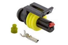 Wtyczka 1 piny SUPERSEAL 1.5 z uszczelkami hermetyczna