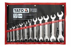 KLUCZE PŁASKIE 6-32 12SZT YT-0381 YATO