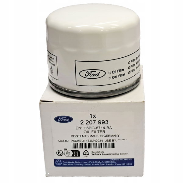 FILTR OLEJU FORD 2.5 HYBRYDA 2207993 H6BG-6714-BA