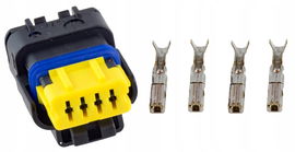 Kostka pompy paliwa Master Movano 10- Wtyczka 4 piny SICMA 1,5 MM (1 KPL)