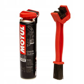 MOTUL C1 + SZCZOTKA ZESTAW DO CZYSZCZENIA ŁAŃCUCHA Z SZCZOTKĄ