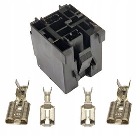 Podstawa przekaźnika BOSCH 70A 80A 2x9,5mm, 2x6,3mm wzmocniona