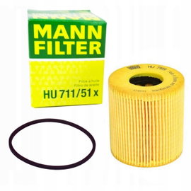 FILTR OLEJU FORD FOCUS C-MAX 2.0TDCI 03- MANN HU711/51X