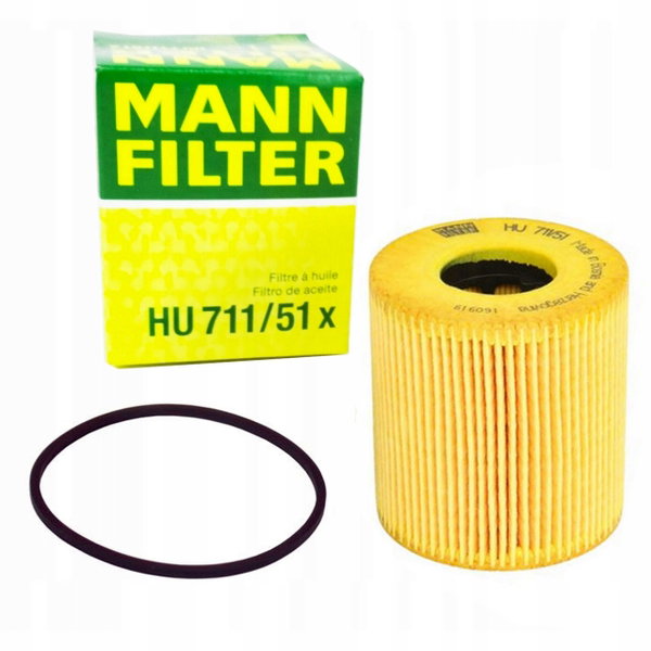 FILTR OLEJU FORD FOCUS C-MAX 2.0TDCI 03- MANN HU711/51X