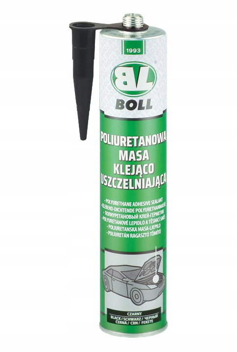 Poliuretanowa masa klejąco uszczelniająca w tubie Boll czarna 310ml 007003