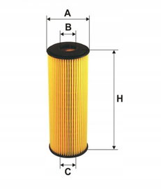FILTR OLEJU DB W124 OE640/3