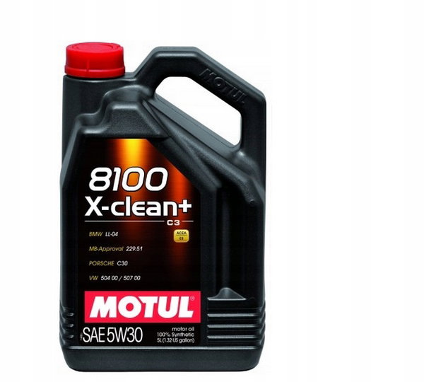 OLEJ SILNIKOWY 5W30 5L MOTUL 8100 X-Clean+