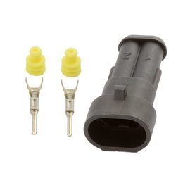 Gniazdo 2 piny SUPERSEAL 1.5 z uszczelkami