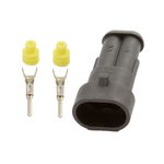 Gniazdo 2 piny SUPERSEAL 1.5 z uszczelkami