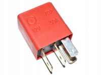 Przekaźnik mikro 4-nóżkowy 12v 30A czerwony