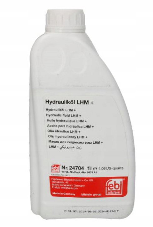 PŁYN HYDRAULICZNY LHM PLUS CITROEN 1L MINERALNY