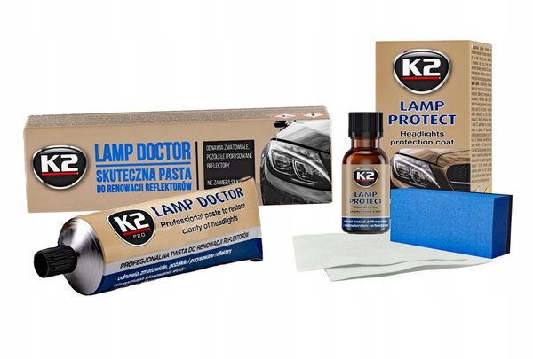 K2 LAMP DOCTOR + PROTECT RENOWACJA REFLEKTORÓW