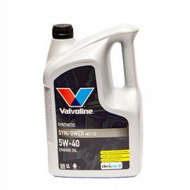 Olej Valvoline SYNPOWER MST 5w40 C3 5l Fiat Alfa