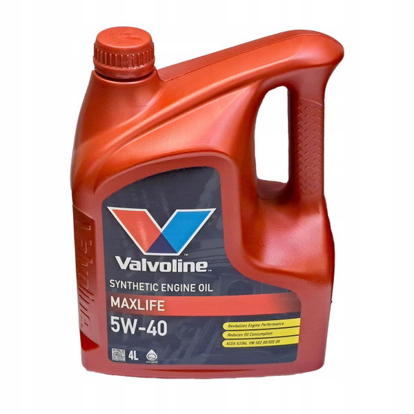 Olej Silnikowy 5W40 Valvoline MAXLIFE 4L