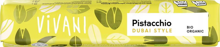 Baton Pistacjowy W Stylu Dubajskim Bio 40 G - Vivani