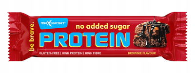 Baton Proteinowy Brownie W Mlecznej Czekoladzie Bez Dodatku Cukrów Bezglute