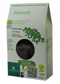 Algi Morskie Suszone - Wakame Bio 25 G - Porto Muinos