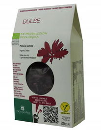 Algi Morskie Suszone - Dulse Bio 25 G - Porto Muinos
