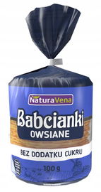 Babcianki Owsiane Bez Dodatku Cukrów 100 G - Naturavena