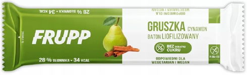 Baton Liofilizowany Gruszka - Cynamon Bezglutenowy 10 G - Celiko (Frupp)