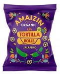 Chipsy Tortilla Kukurydziane O Smaku Jalapeno Bezglutenowe Bio 100 G - Amai