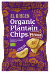 Chipsy Z Plantana Paprykowe Bezglutenowe Bio 80 G - El Origen