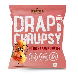 Chrupki Drapi Chrupsy O Smaku Truskawkowym Naura Bio, 50G