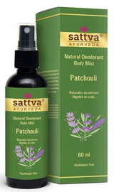 Dezodorant - Mgiełka Do Ciała Paczula 80 Ml - Sattva (Ayurveda)