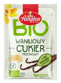 Cukier Z Wanilią Bourbon Bezglutenowy Bio 8 G - Amylon