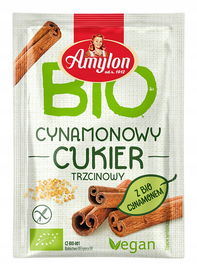 Cukier Cynamonowy Bezglutenowy Bio 20 G - Amylon