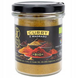 Curry Z Madrasu Bezglutenowe Bio 85 G - Pięć Przemian