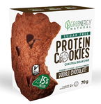 Ciastka Proteinowe Podwójnie Czekoladowe Bez Cukru (2 X 35 G) 70 G - Greene