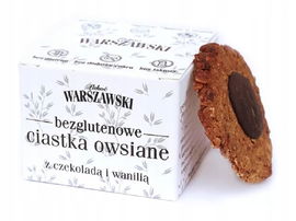 Ciastka Owsiane Z Czekoladą I Wanilią Bezglutenowe 150 G - Łakoć Warszawski