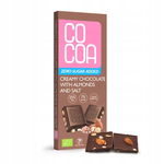 Czekolada Creamy Z Migdałami I Solą Bez Dodatku Cukrów Bio 40 G - Cocoa