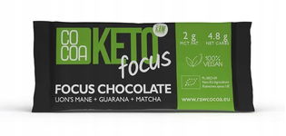 Czekolada Focus Keto Bio 40 G - Cocoa