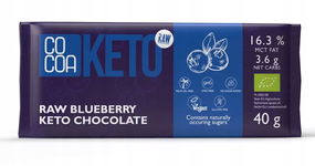 Czekolada Z Jagodami I Olejem Mct Bez Dodatku Cukrów Bezglutenowa Keto Bio