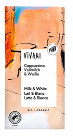 Czekolada O Smaku Cappuccino Bio 100 G - Vivani