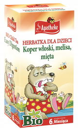 Herbatka Bio Dla Dzieci: Koper, Melisa, Mięta 30G