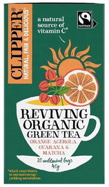 Herbata Zielona Bio Z Acerolą I Guaraną 40 G Clipper