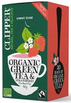 Herbata Zielona Z Truskawką Fair Trade Bio (20 X 2 G) 40 G - Clipper