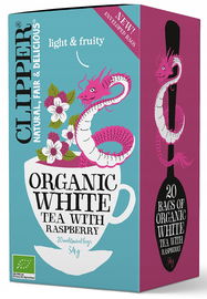 Herbata Biała Z Maliną Bio (20 X 1,7 G) 34 G - Clipper