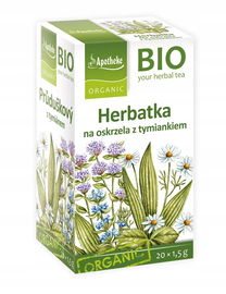Herbatka Na Oskrzela Z Tymiankiem Bio (20 X 1,5 G) 30 G - Apotheke