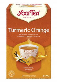 Herbatka Kurkuma Pomarańcza (Turmeric Orange) Bio (17 X 2 G) 34 G - Yogi Te