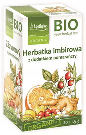 Herbatka Imbir - Pomarańcza Bio (20 X 1,5 G) 30 G - Apotheke