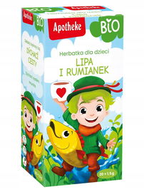 Herbatka Dla Dzieci - Lipa I Rumianek Bio (20 X 1,5 G) 30 G -Apotheke