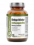 Ginkgo Biloba + Ashwagandha Memory Complex Bezglutenowe 60 Kapsułek - Pharm