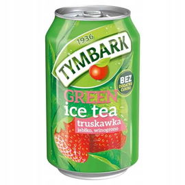 Green Ice Tea Truskawka Bez Dodatku Cukru Tymbark 330Ml