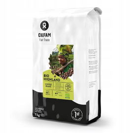 Kawa Ziarnista Arabica/Robusta Wysokogórska Fair Trade Bio 1 Kg - Oxfam