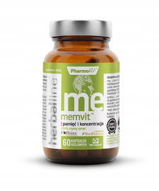 Kapsułki Na Pamięć I Koncentrację (Memvit) Bezglutenowe 60 Szt. - Pharmovit