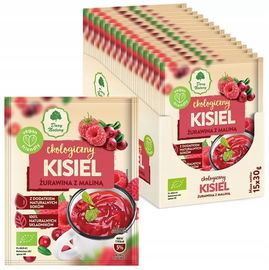 Kisiel Instant Żurawina Z Maliną Bezglutenowy Bio 30 G - Dary Natury